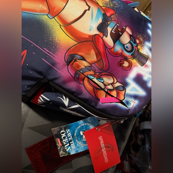 Sprayground FIVE NIGHTS AT FREDDY'S: GLAMROCK ROCKOUT DLXSR BACKPACK - Picture 6 of 8